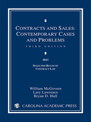 cover image of Contracts and Sales